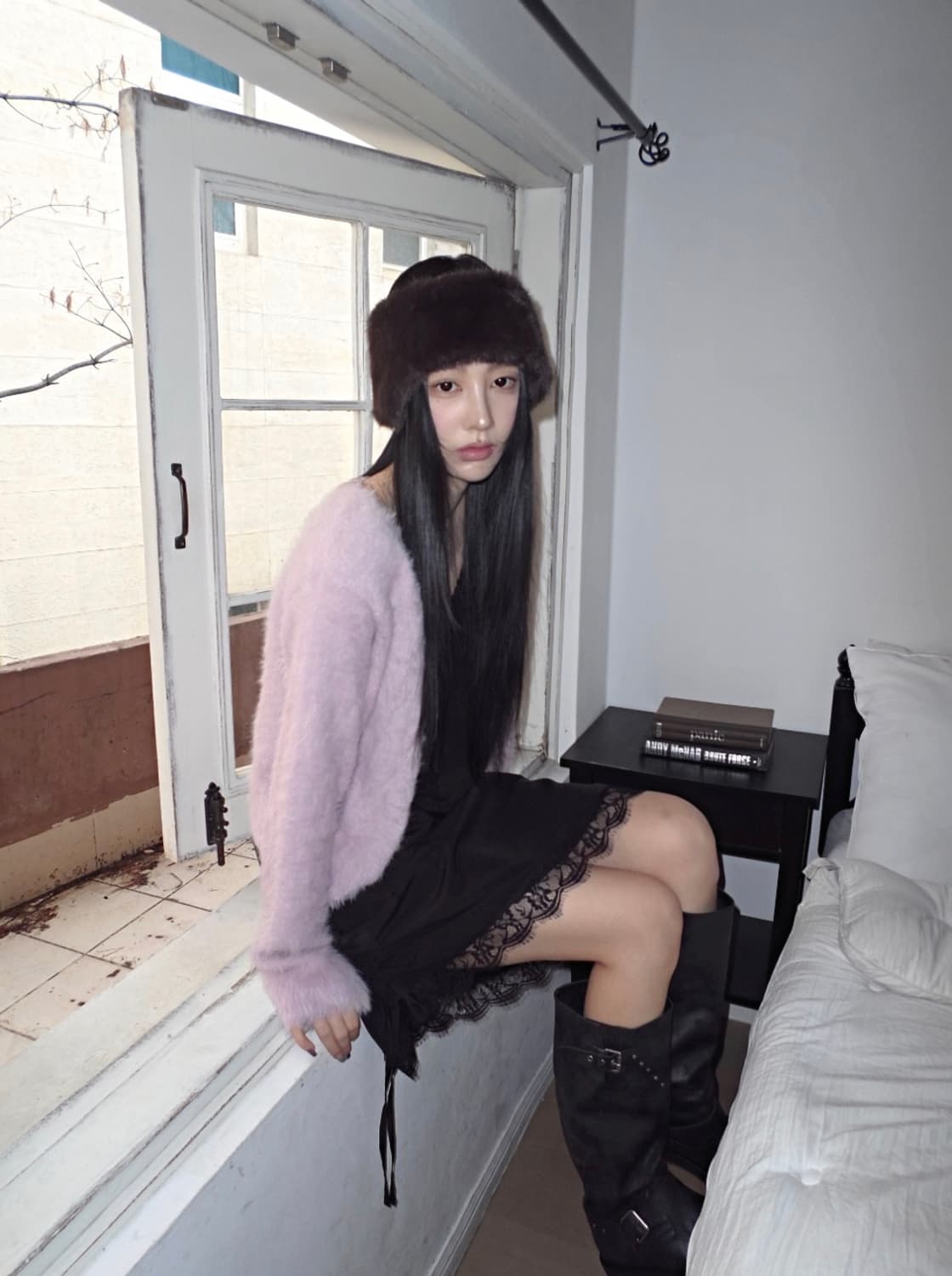 레이스 슬립 원피스 상품이미지2