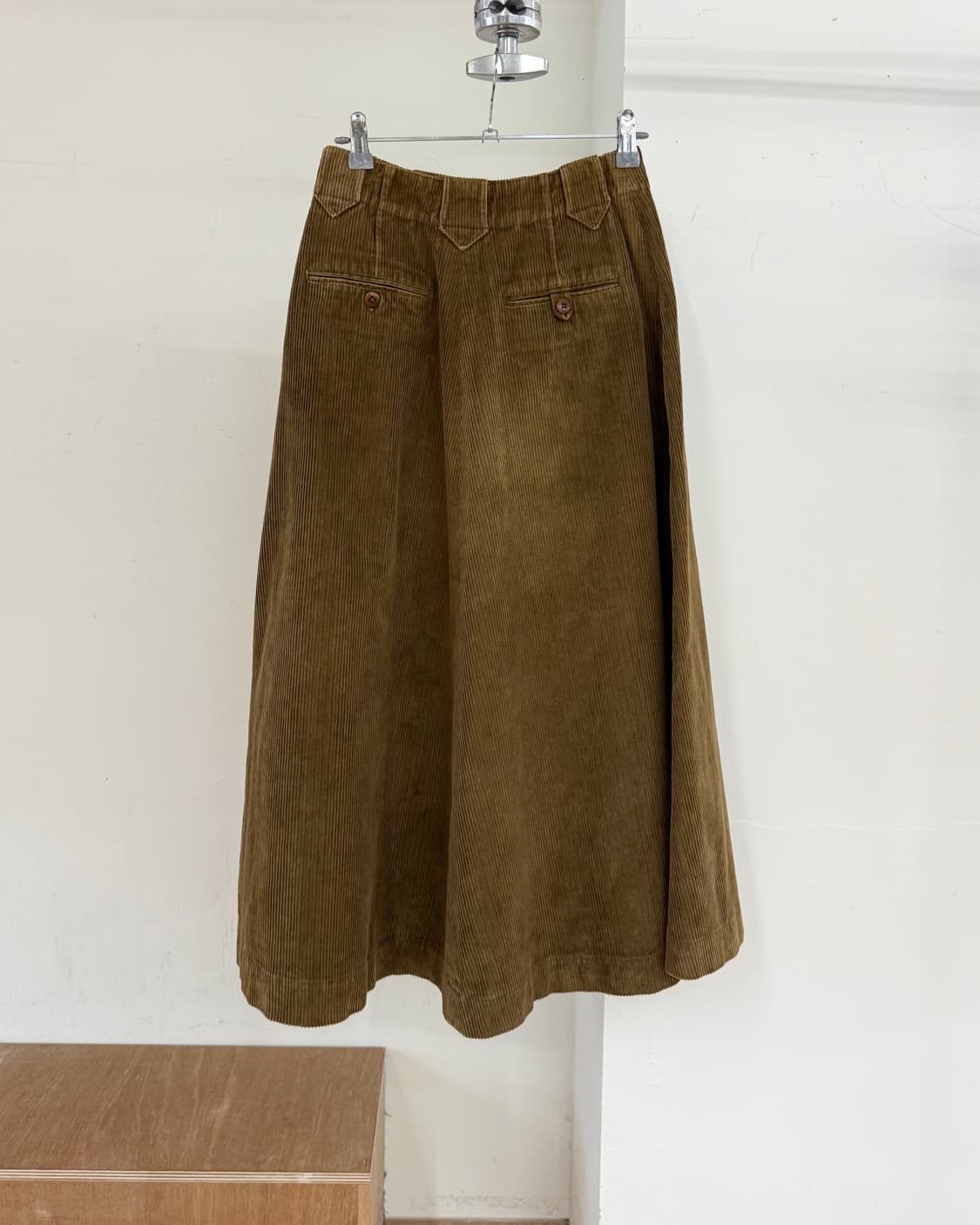 랄프로렌 컨트리 브라운 코듀로이 미디스커트 상품이미지4