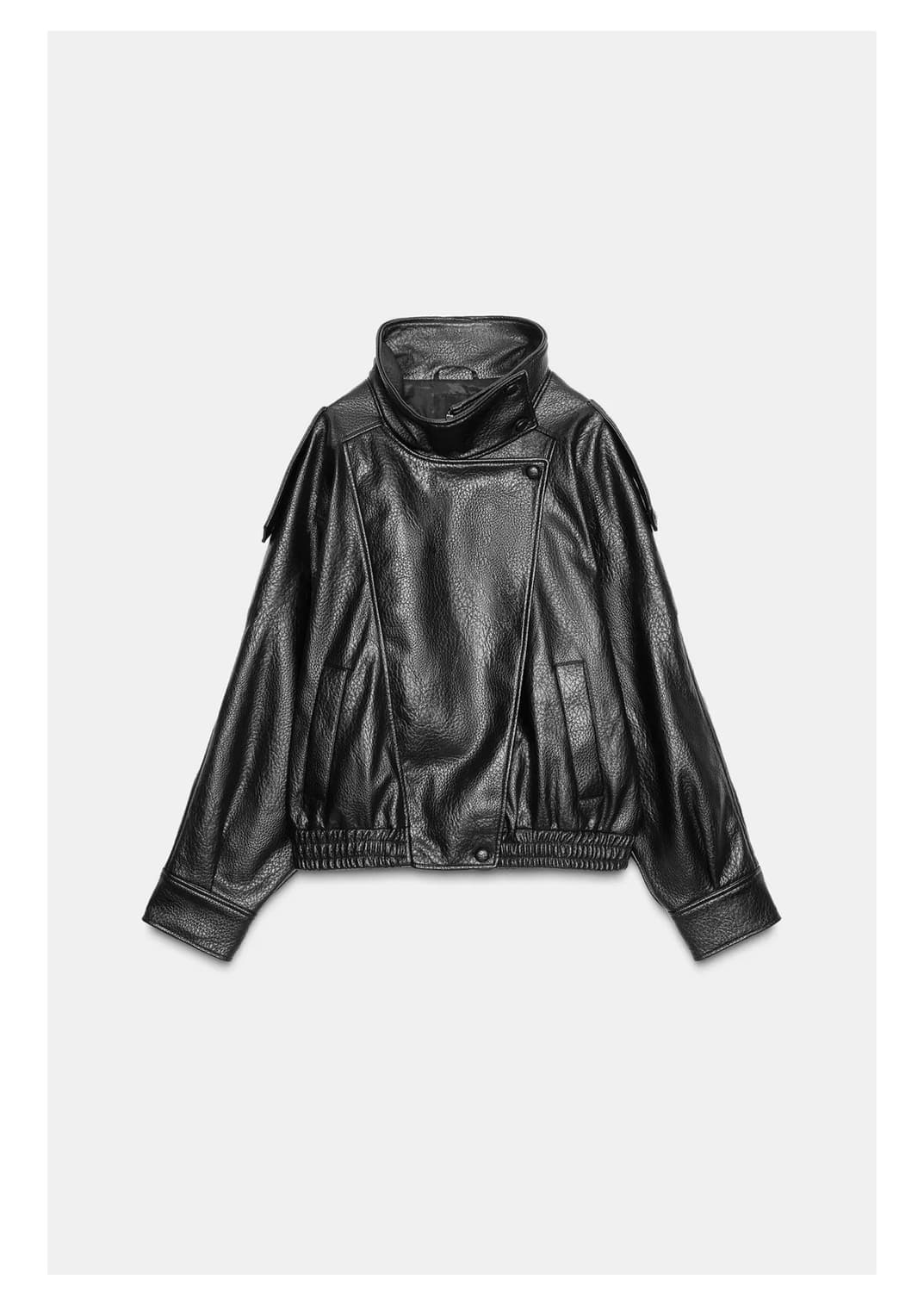 자라 페이크 레더 점퍼 상품이미지1
