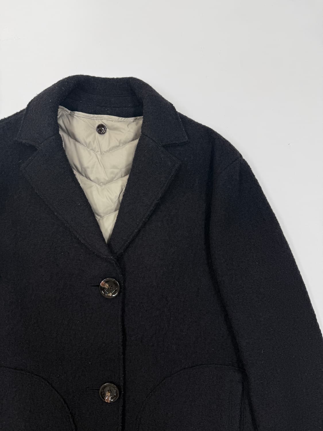 Pespow 나일론 싱글 코트 상품이미지3