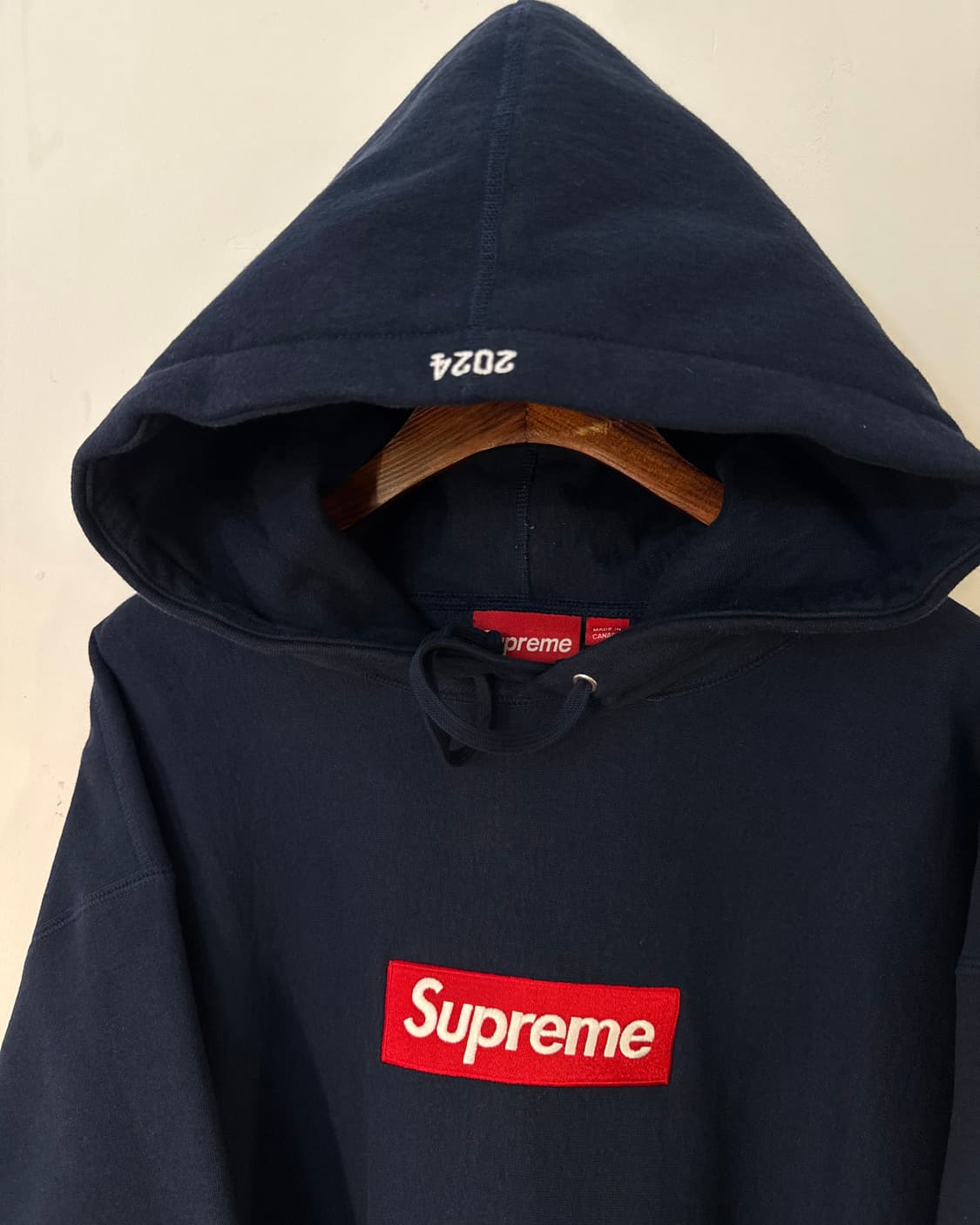 Supreme 레드 박스로고 오버핏 후드 상품이미지4