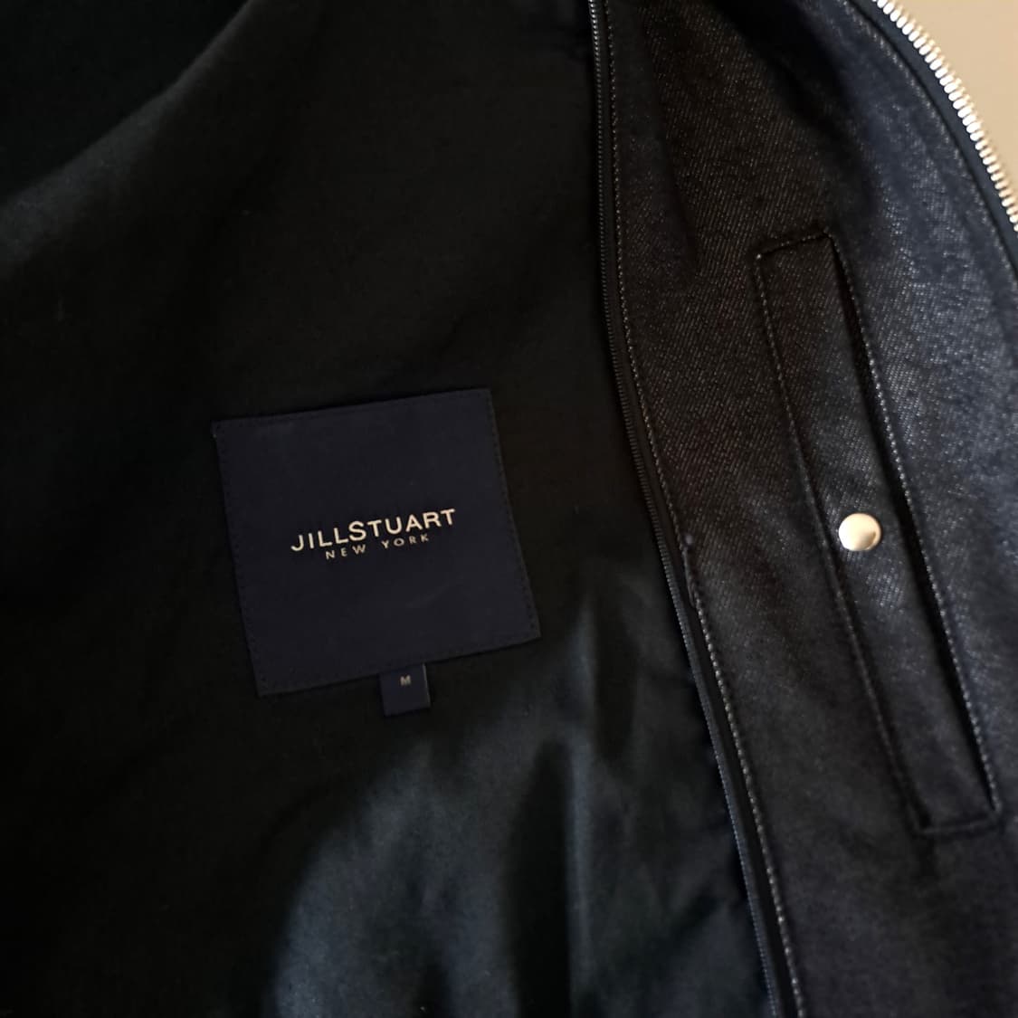 (택포) 23FW 질스튜어트 디테처블 데님 MA-1 B325 상품이미지8