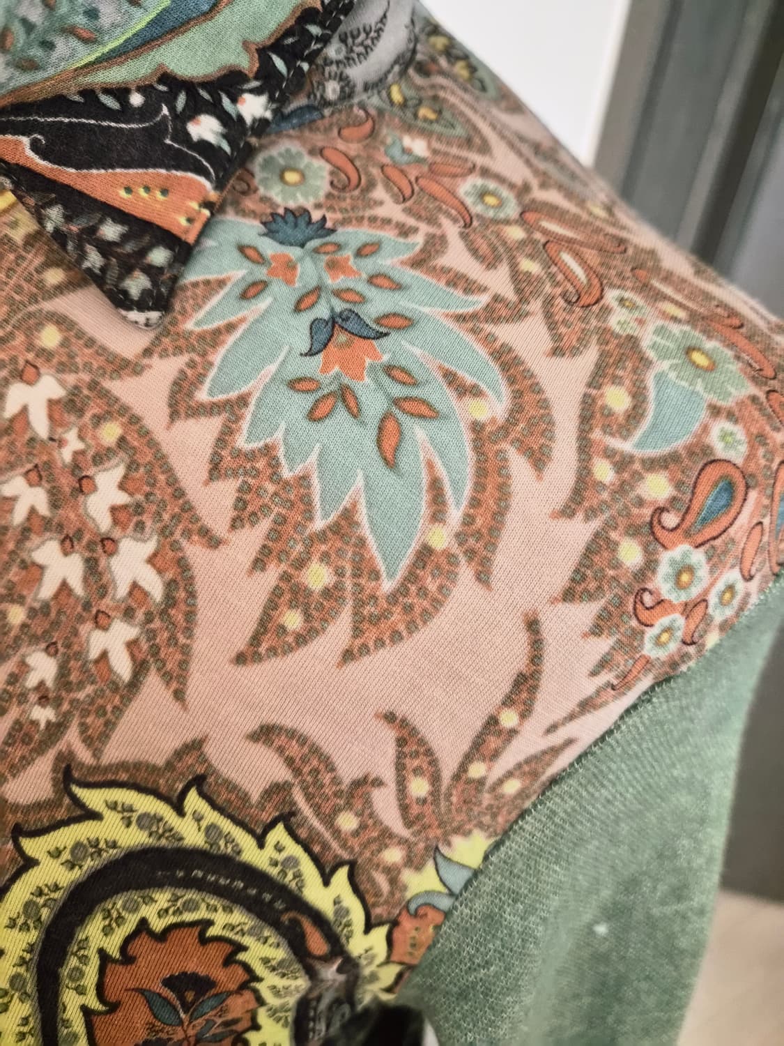 (정품) 에트로 ETRO 페이즐리 패턴 울 혼방 카라 니트/가디건 (42 상품이미지3