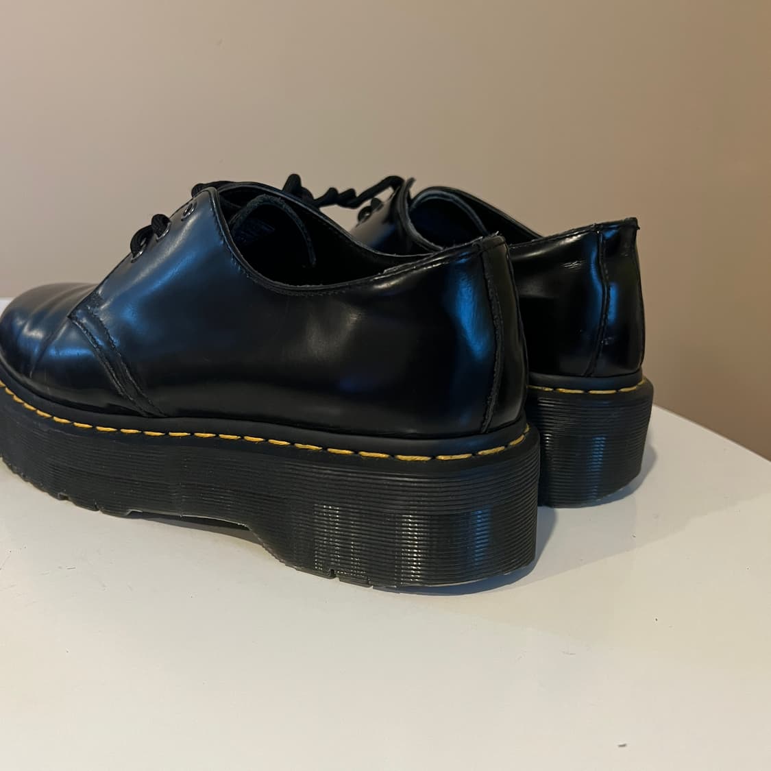 닥터마틴 1461 쿼드 블랙 스무스 더비 슈즈 상품이미지4