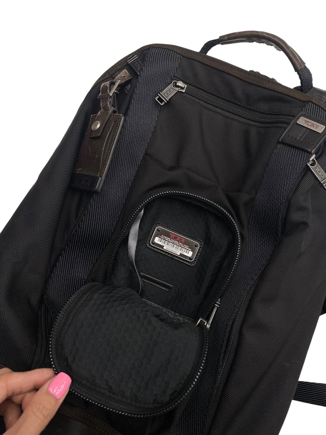 TUMI 투미 방탄 블랙백팩 상품이미지4