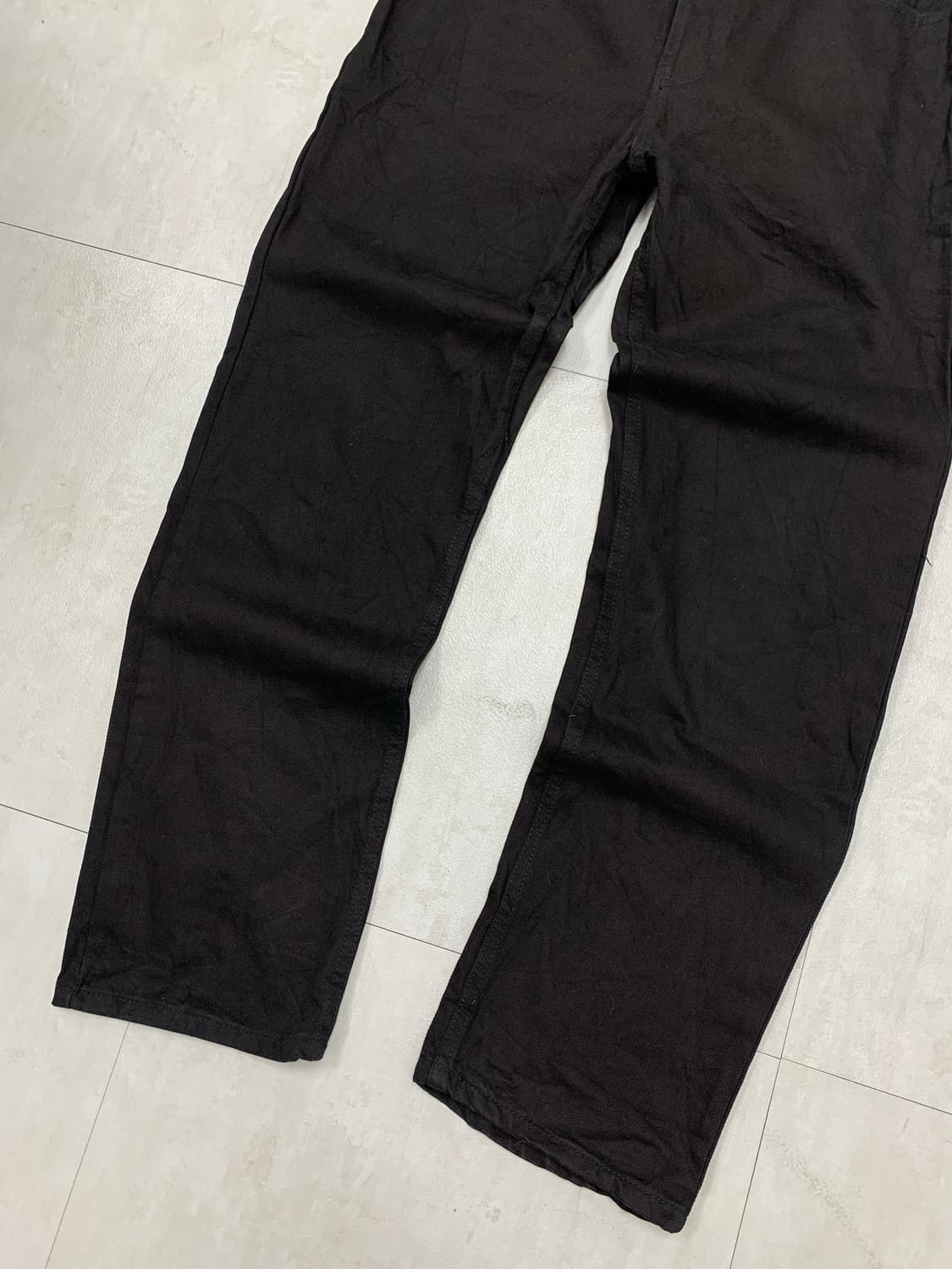 디젤 블랙 코튼 팬츠 #527 상품이미지3