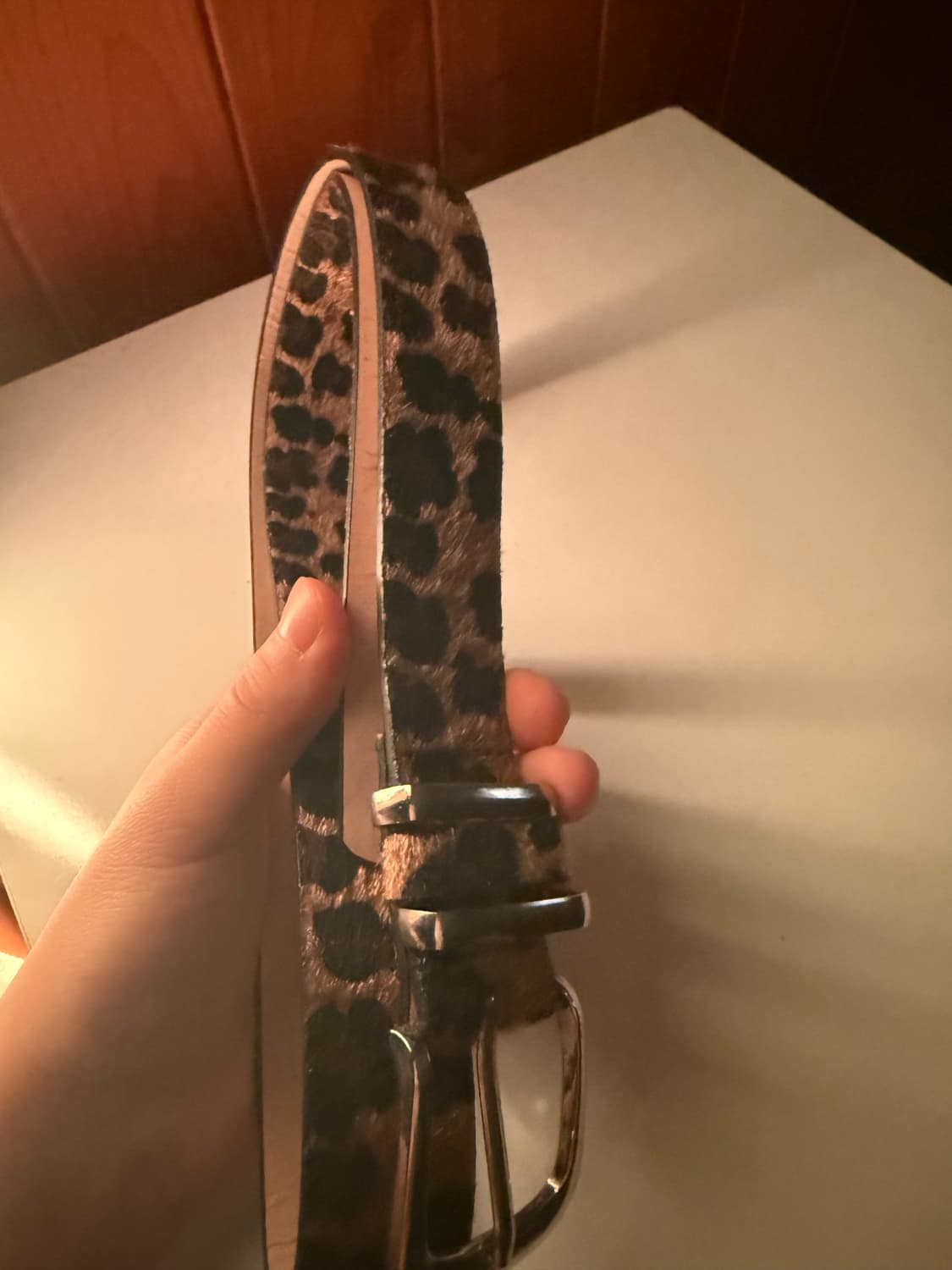 빈티지 레오파드 벨트 상품이미지1