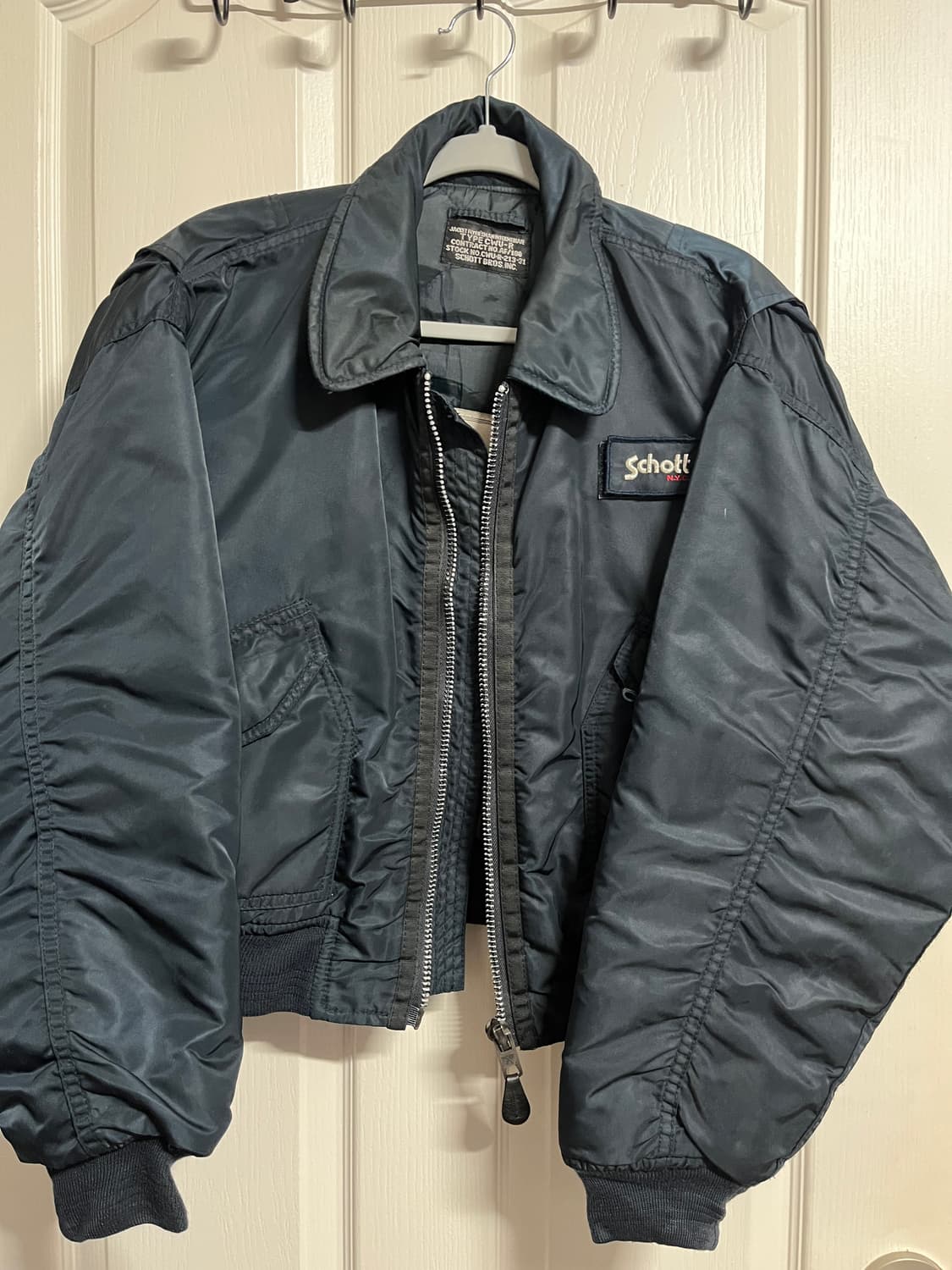 schott 쇼트 ma-1 항공점퍼 블루종 상품이미지1