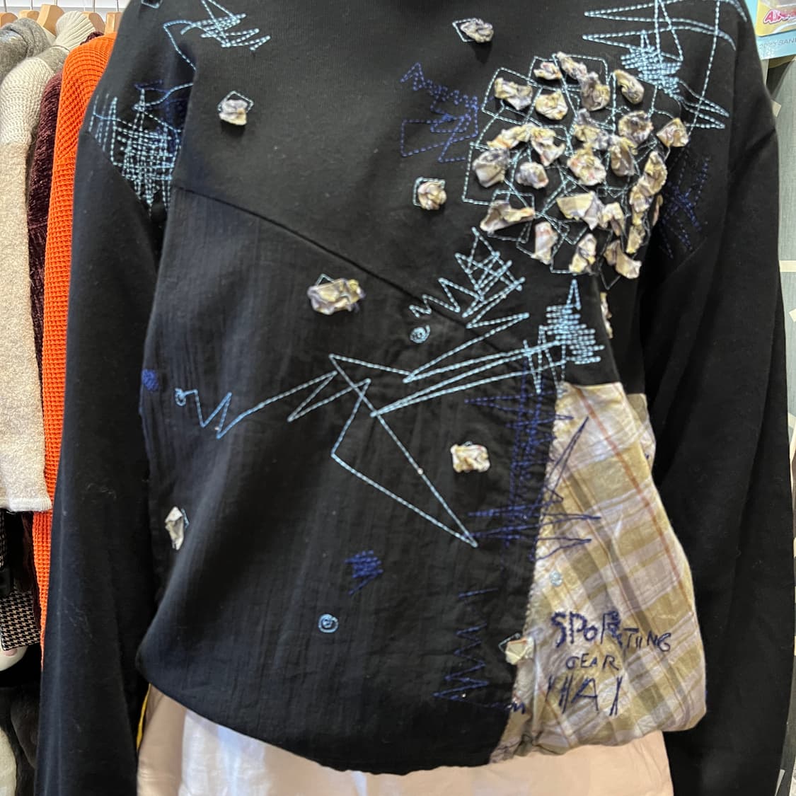 [HAI][Japanese Vintage] 패치워크 티셔츠 상품이미지2