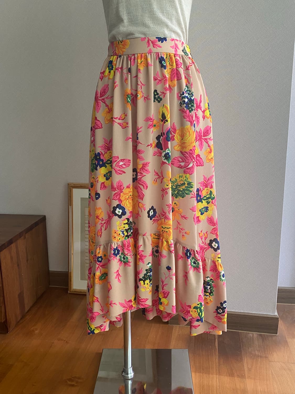MSGM 플라워패턴 스커트(40) 상품이미지4