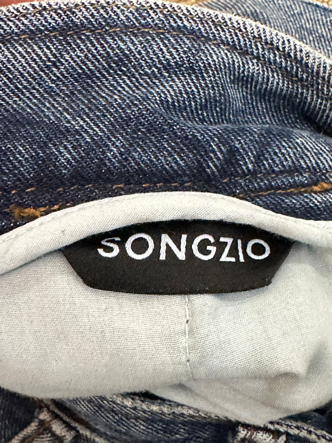 송지오 컬렉션 벌룬핏 데님 청바지 상품이미지8