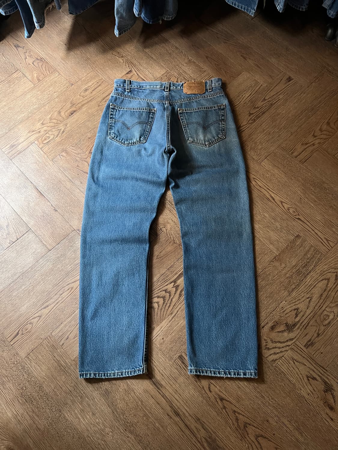 [33]00's 리바이스 505 Made in USA 빈티지워싱 데님팬츠 상품이미지2