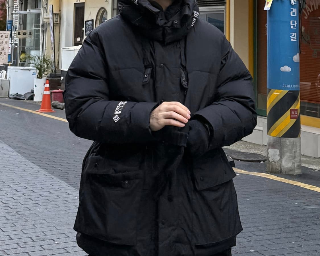 [M] 올리브드랩서비스 ods 밀레 아틱 파카 블랙 패딩 상품이미지2