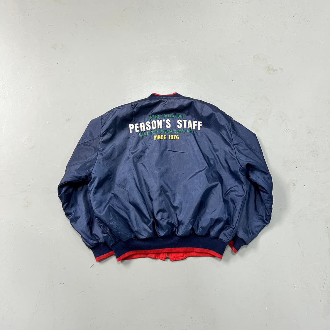 90s 퍼슨스 리버시블 블루종  상품이미지4