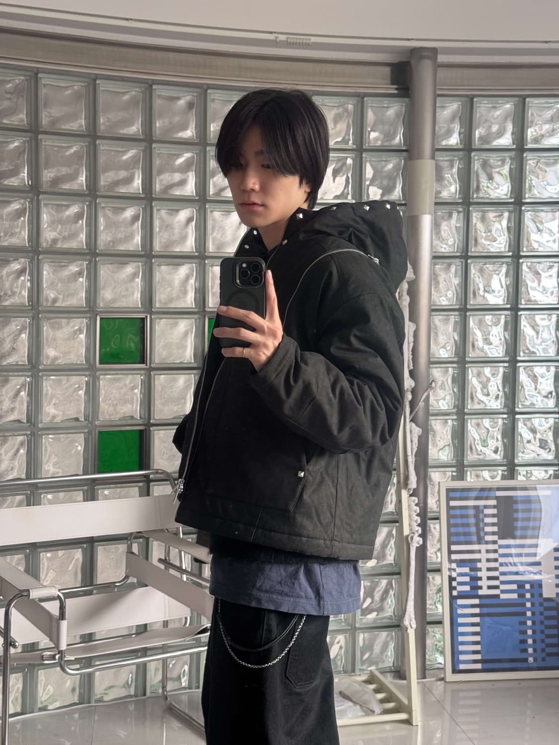 Stud Form Padded Jacket 스터드 폼 패디드 자켓 상품이미지6