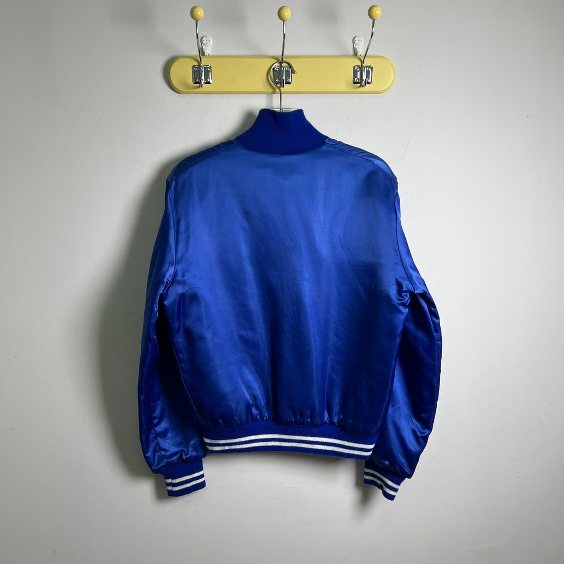 70's LA 다저스 블루 새틴 블루종 점퍼 XS 상품이미지2