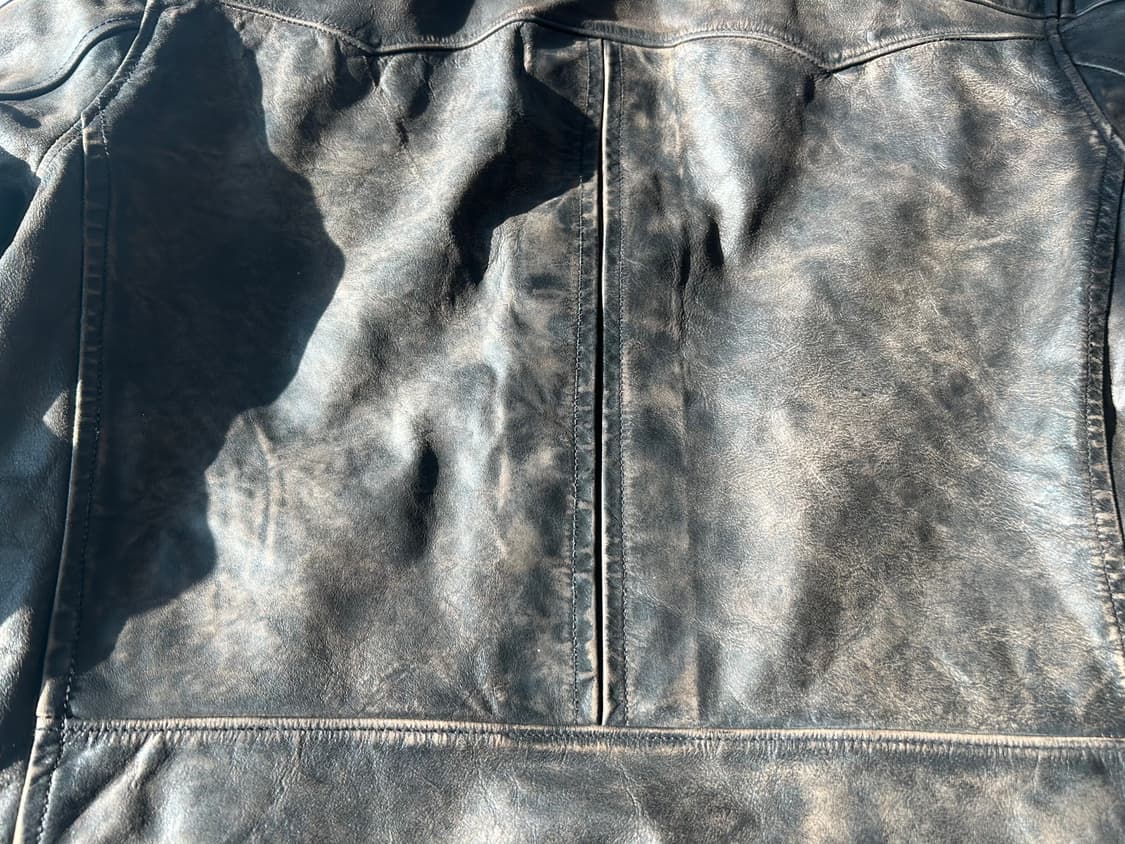 rrl 더블알엘 레더 모토 자켓 m 상품이미지9