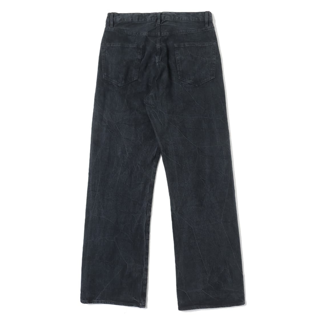 [3] 오라리 셀비지 페이디드 라이트 데님 팬츠 블랙 상품이미지2