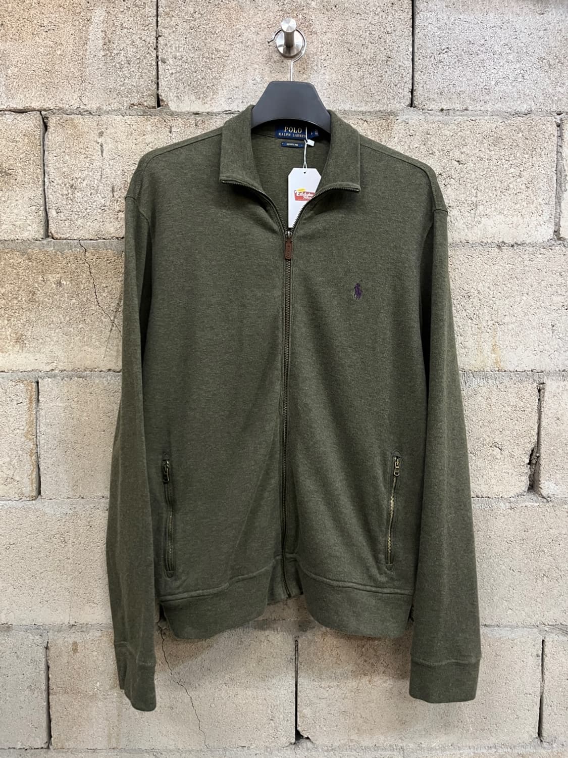 폴로 랄프 로렌 에스테이트 립 집업 니트 상품이미지1