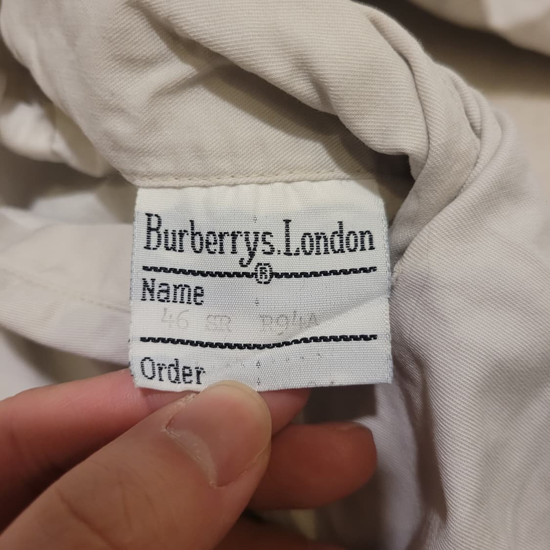 버버리 코튼 집업 자켓 상품이미지10