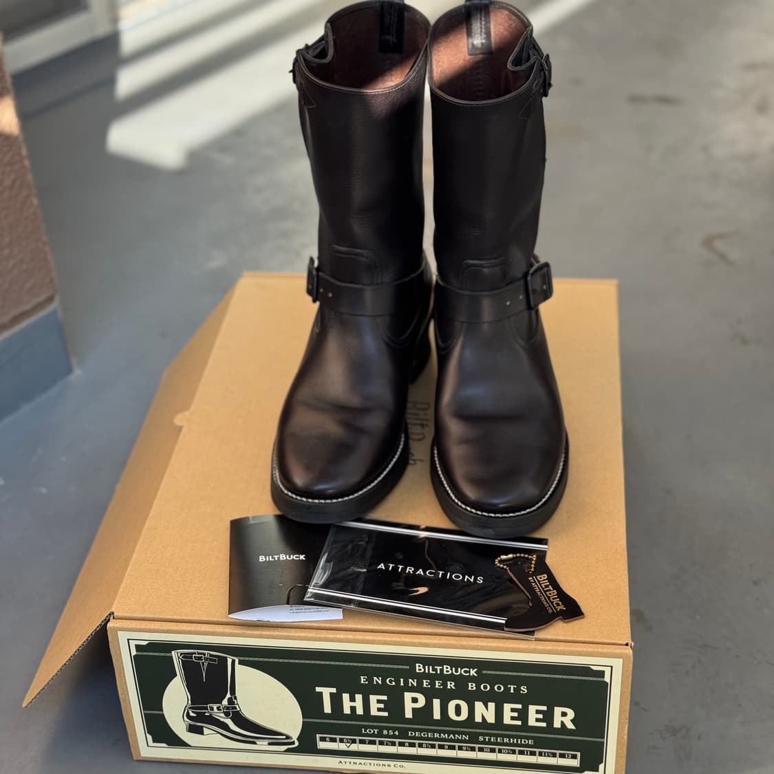 어트랙션즈 빌트벅 대거만 데거만 엔지니어부츠 US6.5 상품이미지1