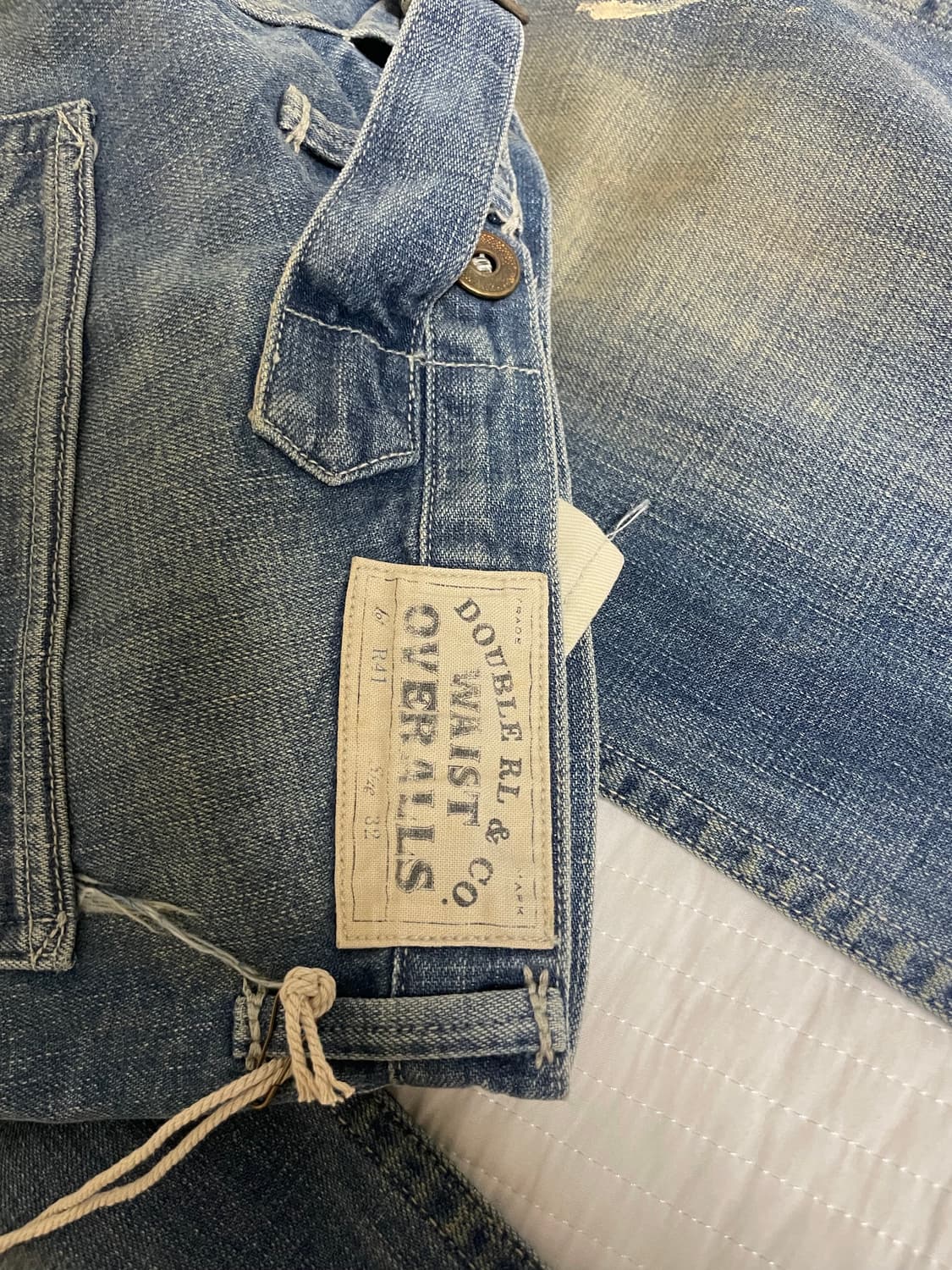Rrl 웨이스트 오버롤즈 데님팬츠 상품이미지4