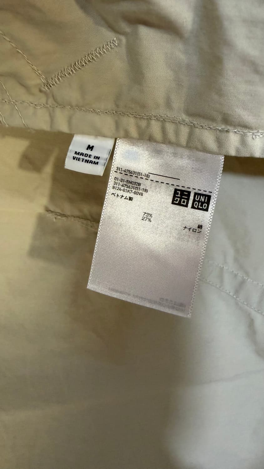 유니클로 U 바람막이 상품이미지3