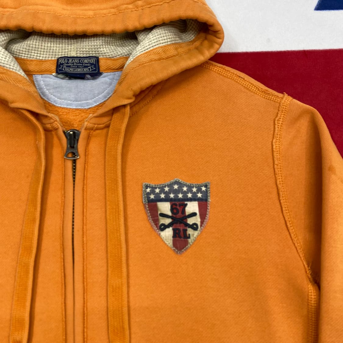 폴로 후드집업 M 상품이미지3