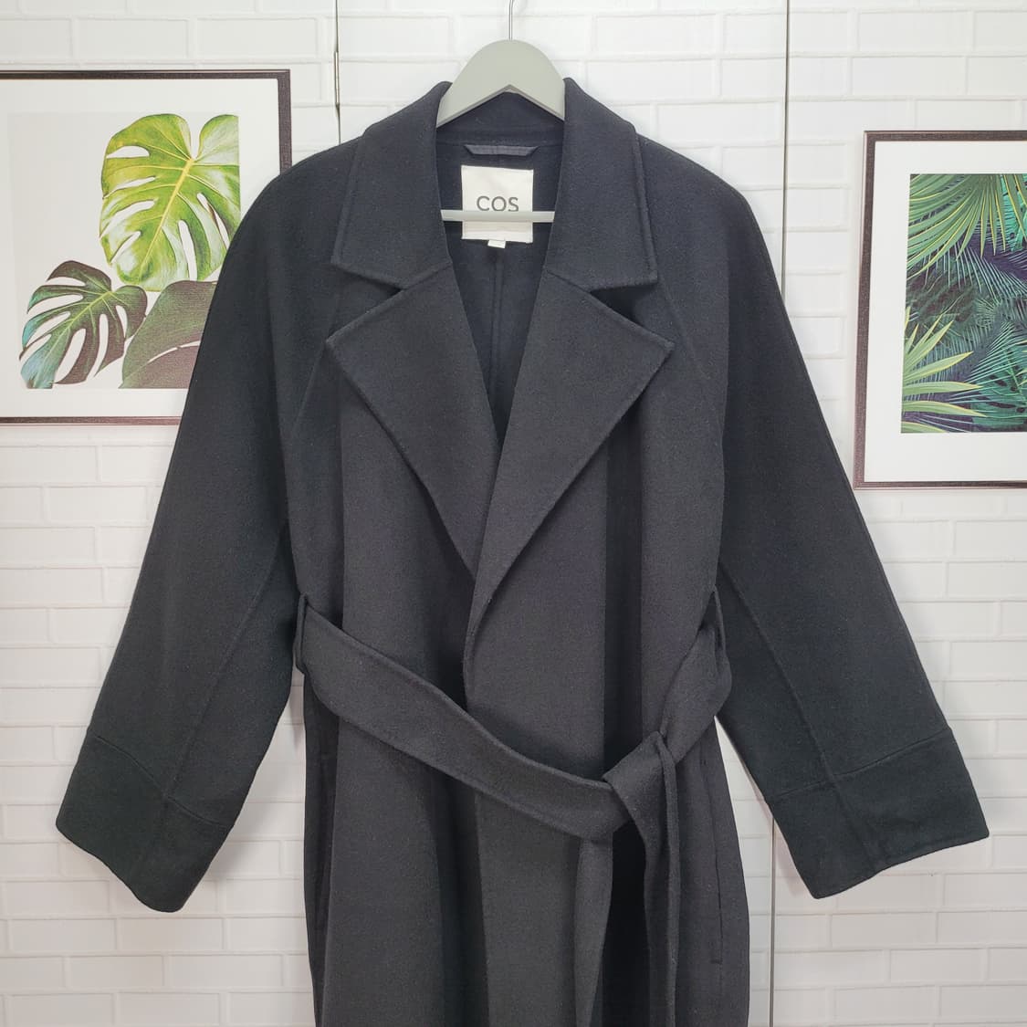 COS 코스 더블페이스 벨티드 울 코트 (EU)M/ 77-88사이즈 상품이미지2