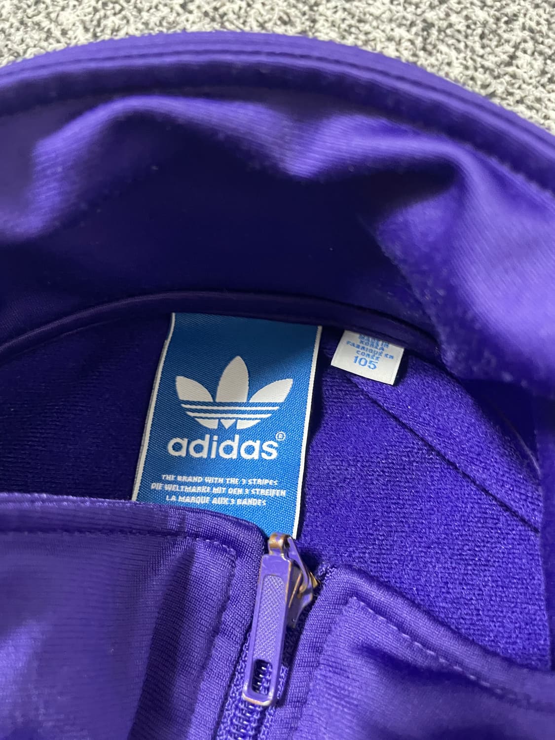 빈티지9. 아디다스 아디컬러 클래식 파이어버드 져지 트랙탑 퍼플 상품이미지3