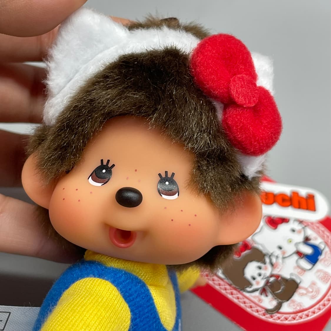 몬치치 X 헬로키티 콜라보 인형 키링 상품이미지3