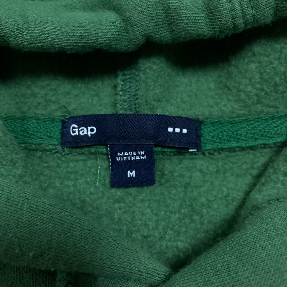 GAP 스펠아웃 빅로고 그린 후드티 상품이미지3