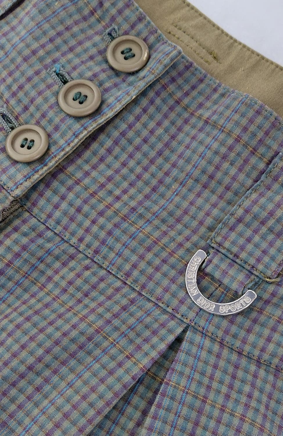 [정품] 크리스찬 디올 스포츠 하이웨스트 체크 팬츠 (S/24) 상품이미지1