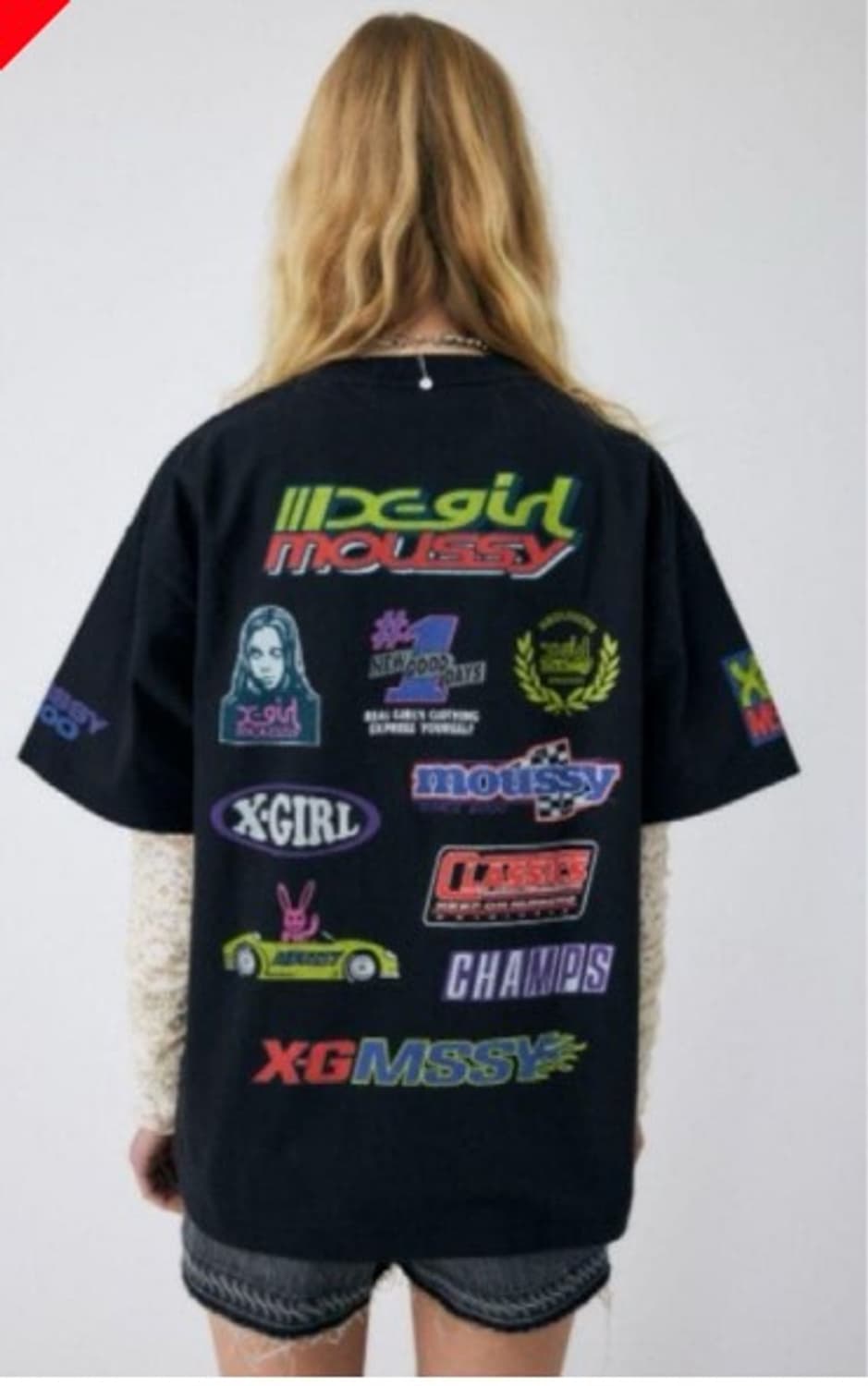 MOUSSY  X-girl 한정판 콜라보 상품이미지1