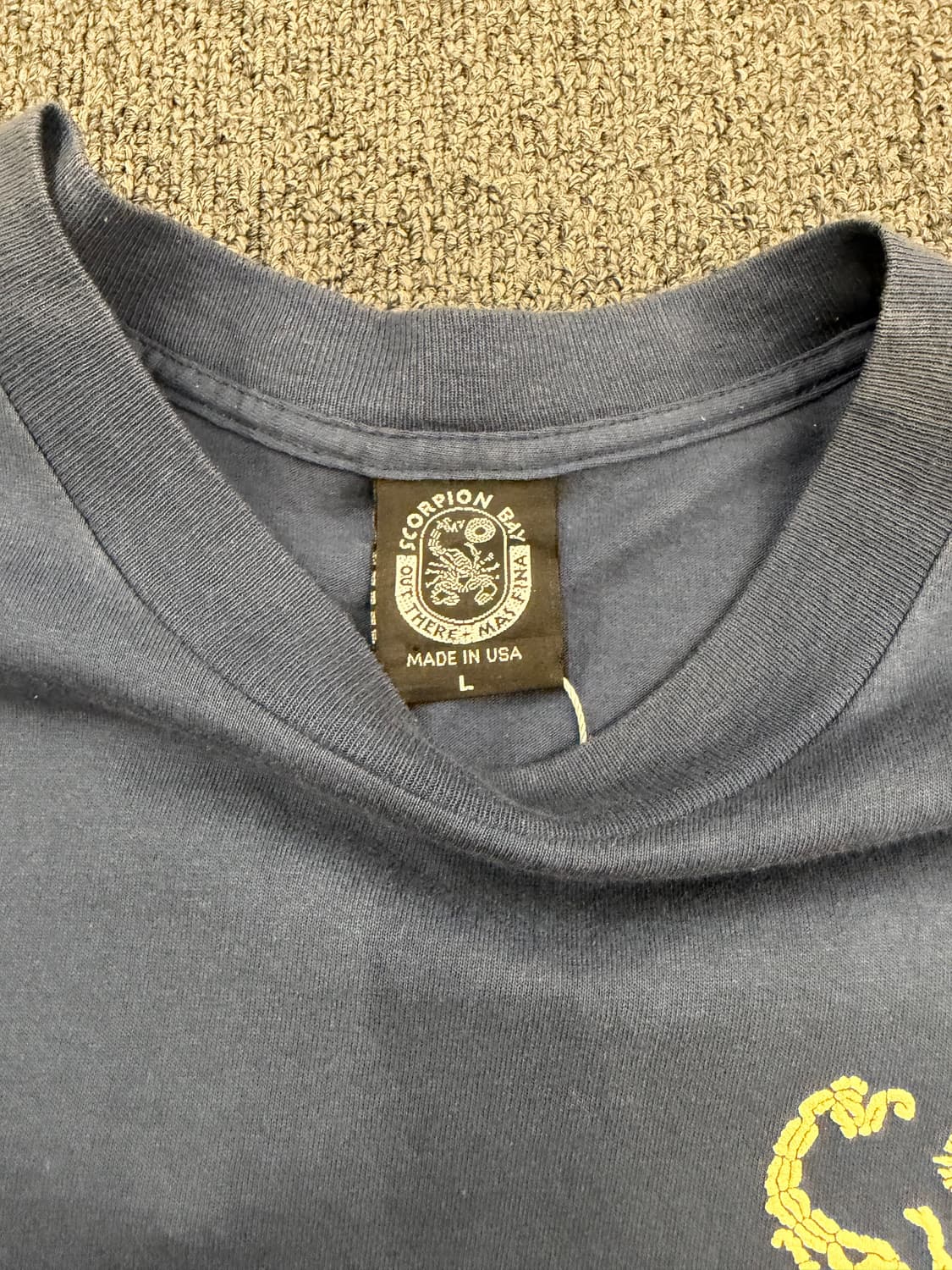 L) 스콜피온베이 빈티지 프린팅 반팔 티셔츠 상품이미지4