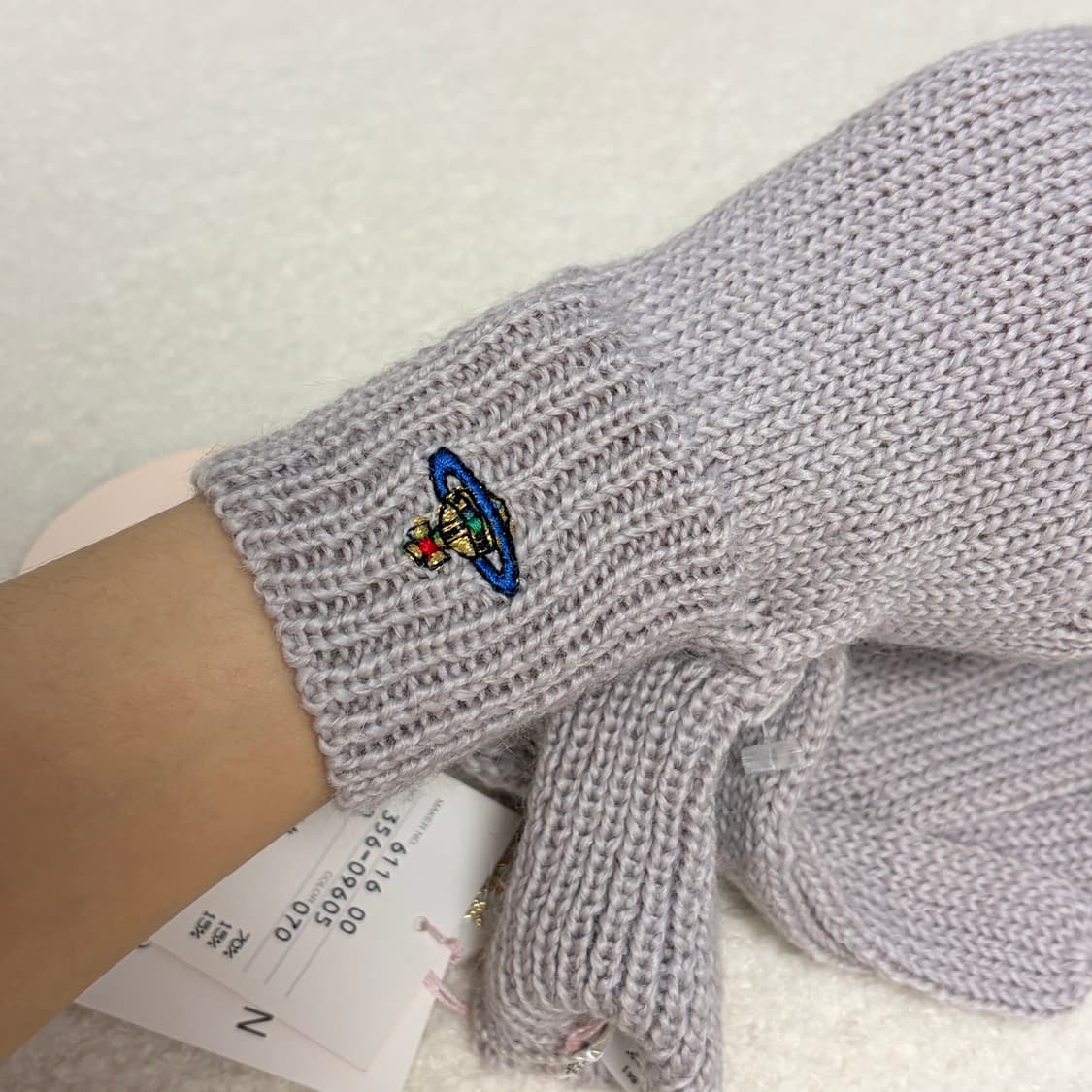 (새상품)비비안웨스트우드 골드라벨 니트 울 장갑 상품이미지8