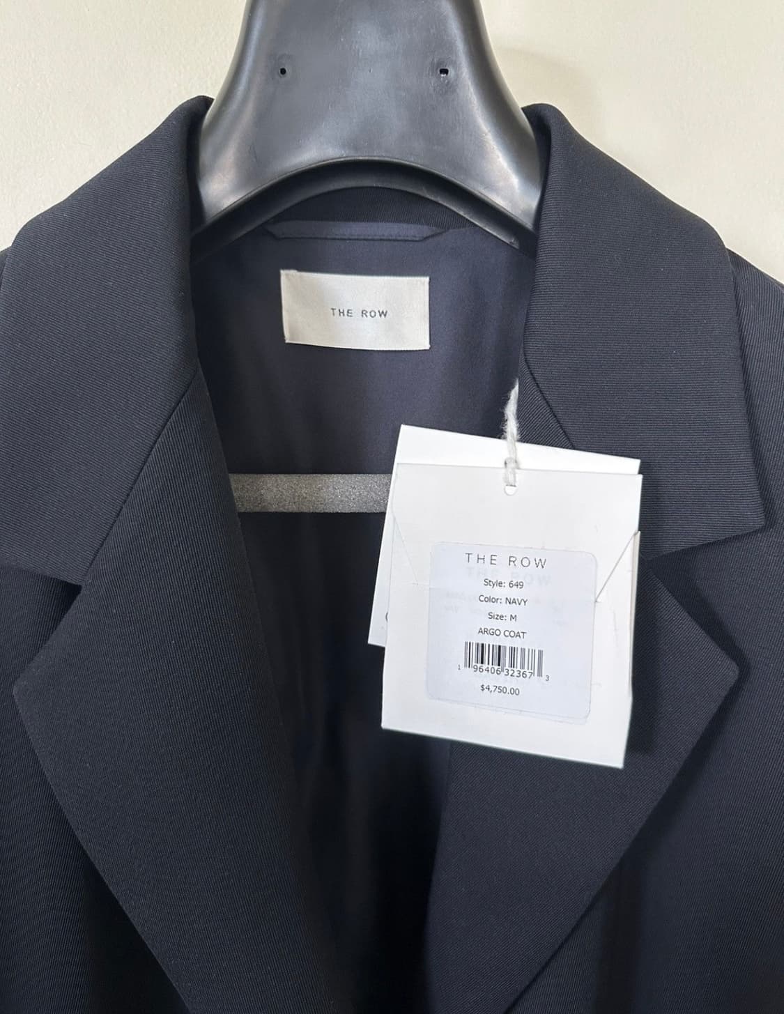 the row argo coat 네이비 m 사이즈 상품이미지4