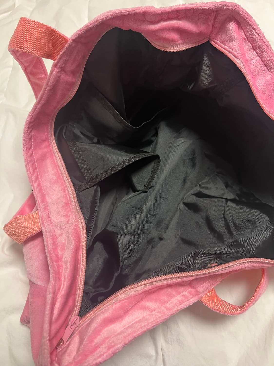 헬로키티 핑크 벨벳 가방 토트백 상품이미지4