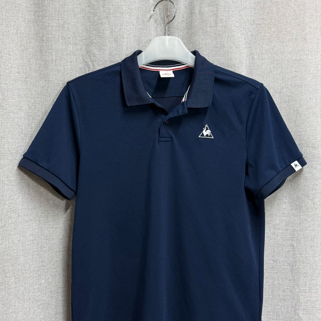 [L] 르꼬끄 스포르티브 네이비 반팔 카라 폴로 티셔츠 상품이미지2