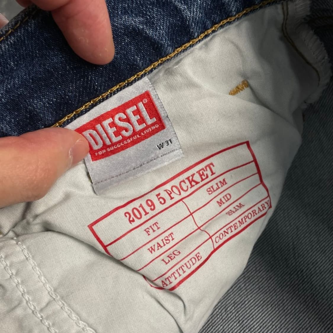 31 디젤 슬림핏 청바지  상품이미지4