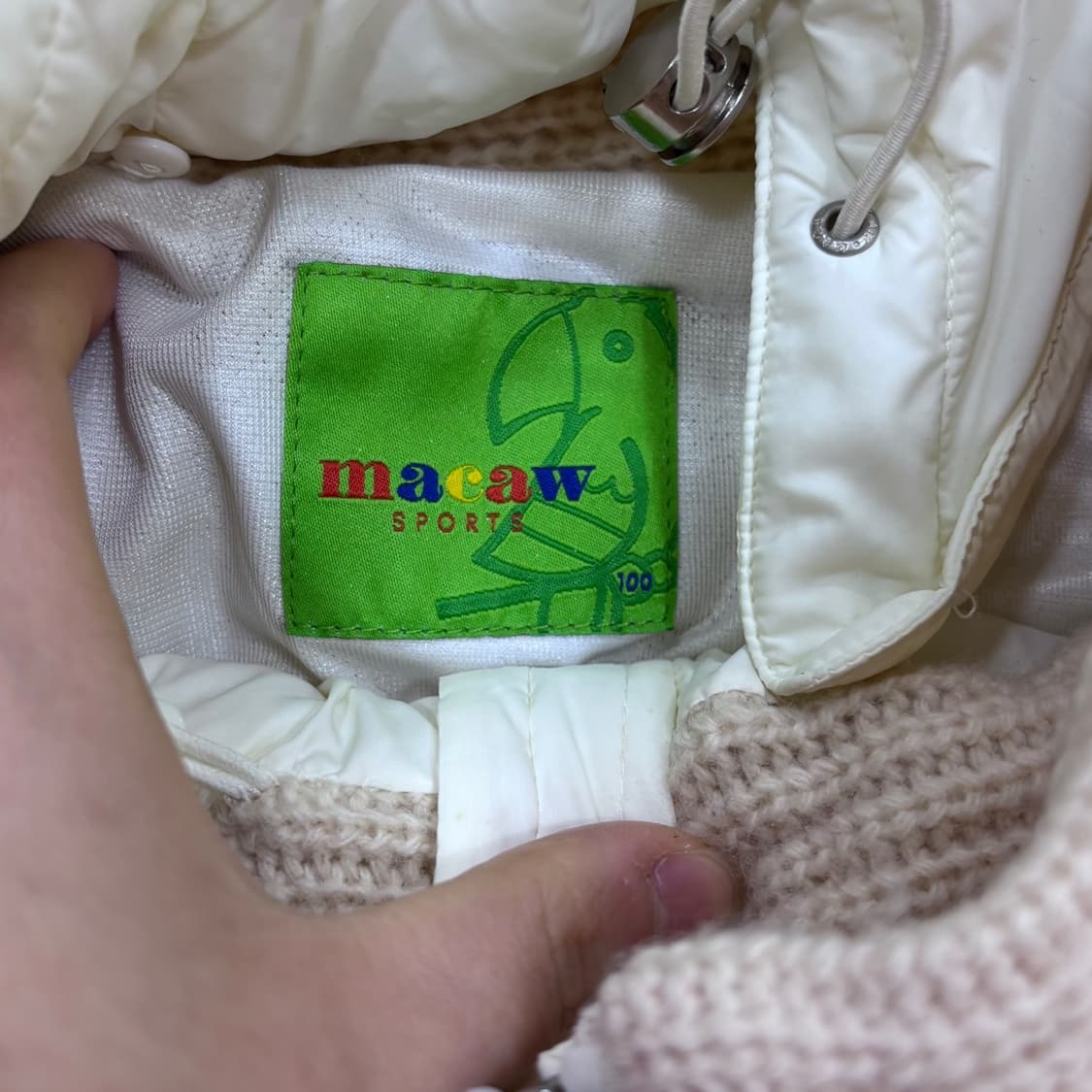 100 마코스포츠 여성 후드 패딩 점퍼 0325E 상품이미지3