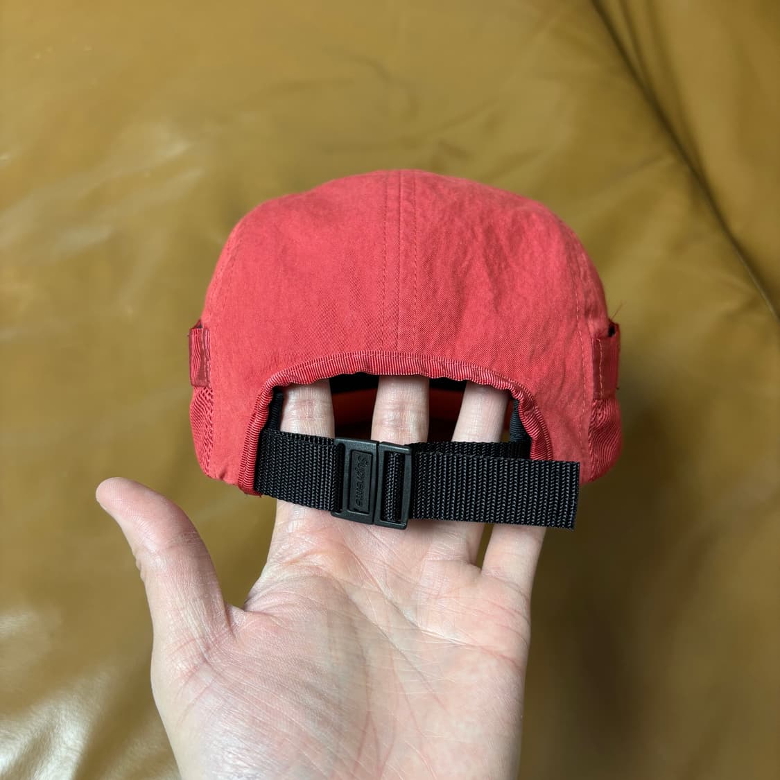 슈프림 캠프캡 모자 박스로고 24FW 메쉬 포켓 레드 상품이미지8