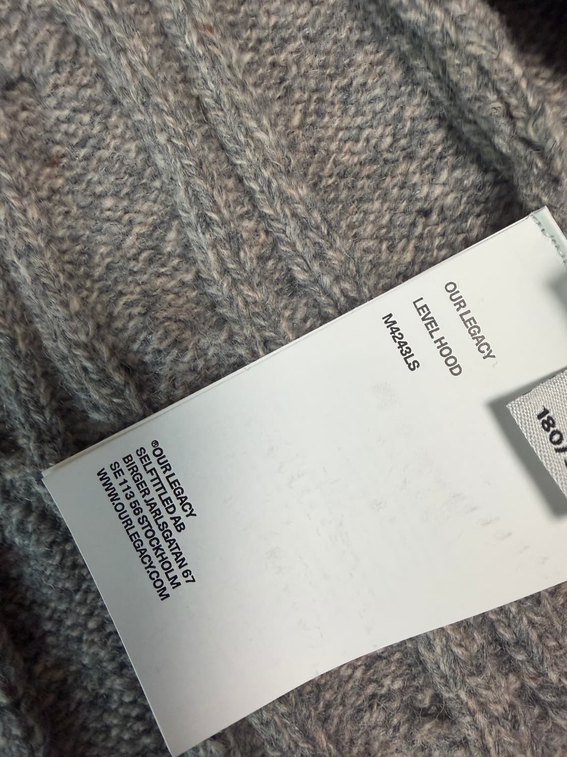 아워레가시 레벨 후드 스테이블 멜란지 이슬스 울 48 상품이미지4