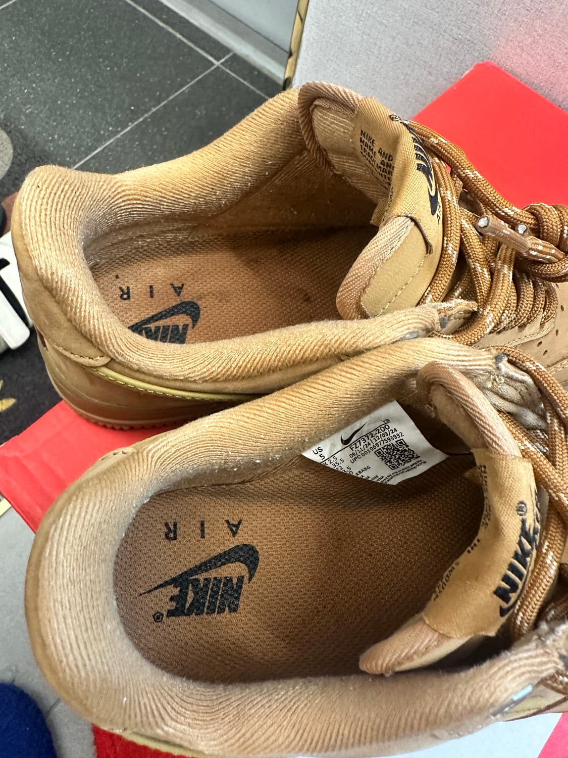 (W) 나이키 에어포스 1 '07 WB 플랙스 위트(220) 상품이미지5