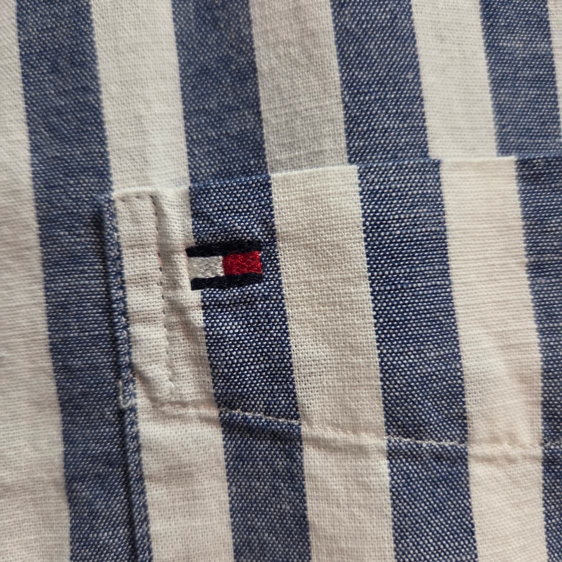 타미힐피거 스트라이프 반팔 셔츠 상품이미지5