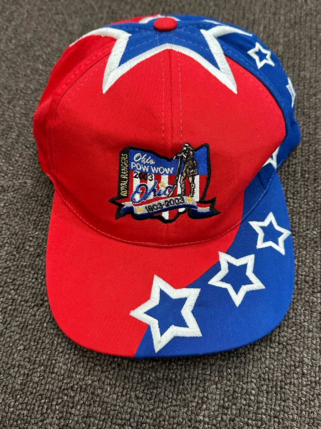빈티지 Ohio Pow Wow 2003 기념 자수 볼캡 상품이미지2