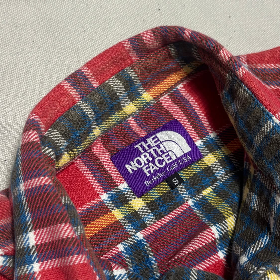 S 노스페이스 퍼플라벨 체크 셔츠  상품이미지4