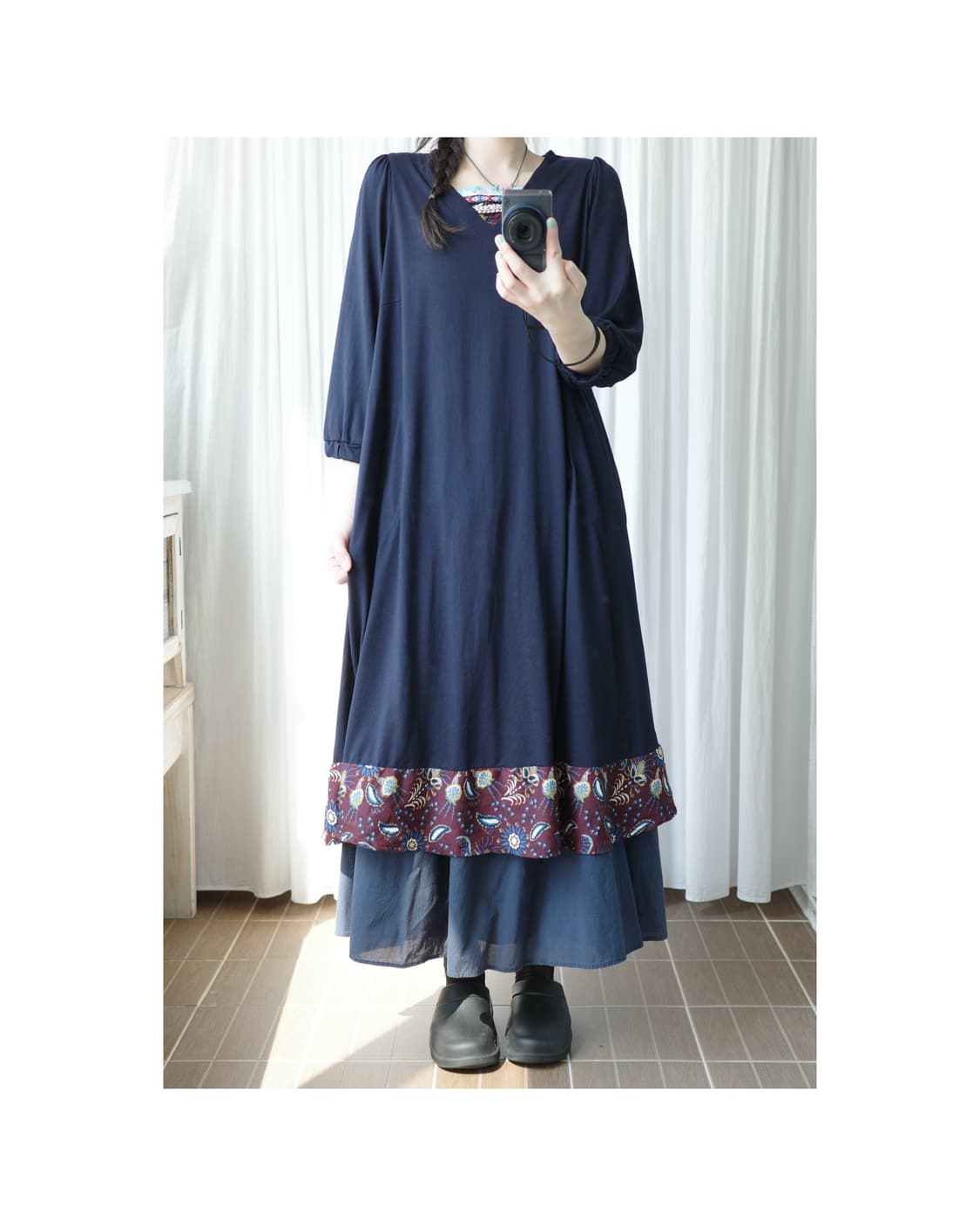 Titicaca navy one-piece 상품이미지4