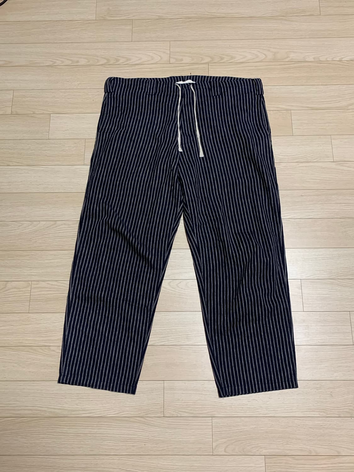 wardrobe41 워드로브41 타이업 팬츠 네이비 L 상품이미지2