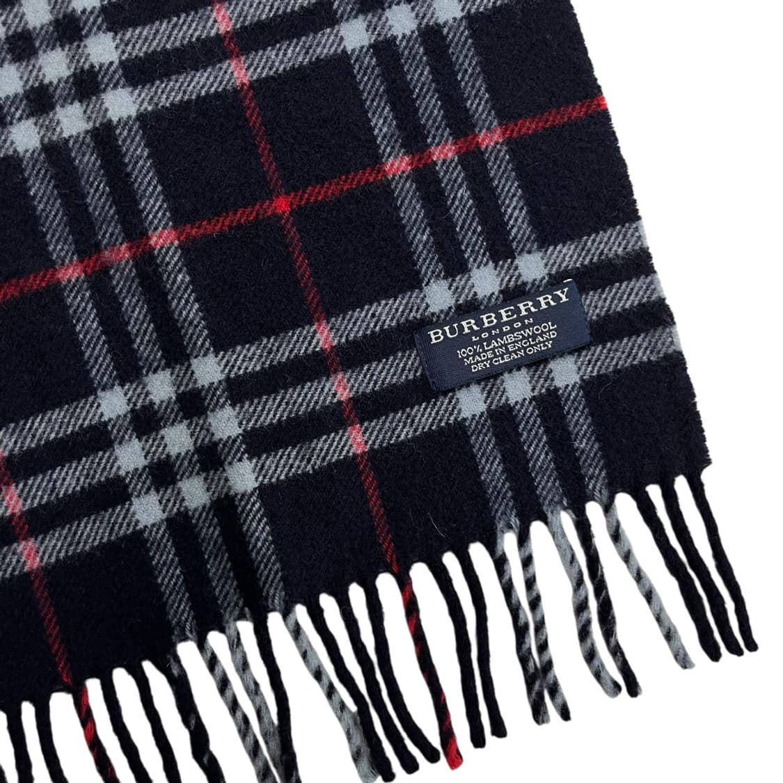 버버리 네이비 노바체크 램스울 머플러 상품이미지5